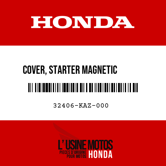 image de 32406-KAZ-000 COVER, STARTER MAGNETIC       TERMINAL