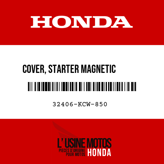 image de 32406-KCW-850 COVER, STARTER MAGNETIC       TERMINAL