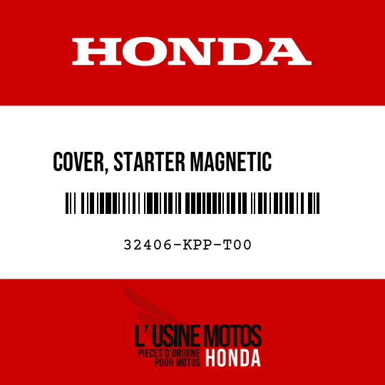image de 32406-KPP-T00 COVER, STARTER MAGNETIC       TERMINAL