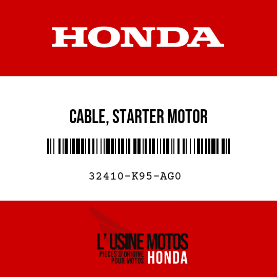 image de 32410-K95-AG0 CABLE, STARTER MOTOR