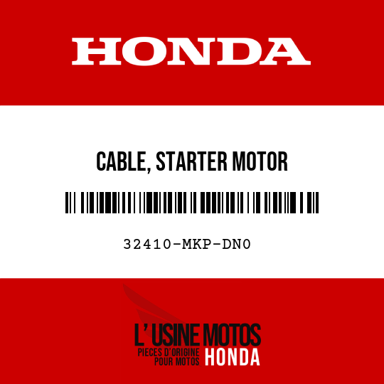 image de 32410-MKP-DN0 CABLE, STARTER MOTOR