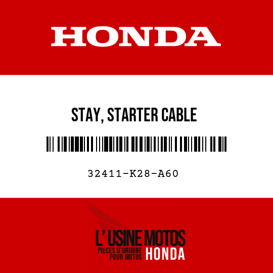 image de 32411-K28-A60 STAY, STARTER CABLE