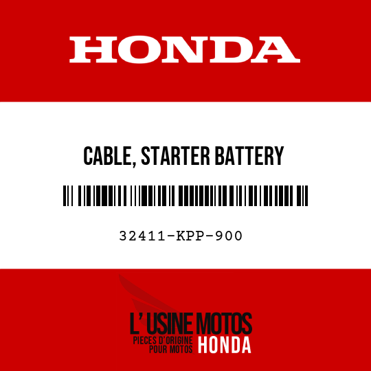 image de 32411-KPP-900 CABLE, STARTER BATTERY