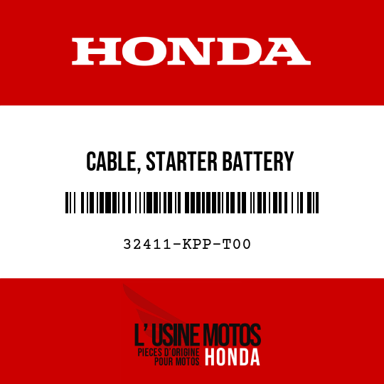 image de 32411-KPP-T00 CABLE, STARTER BATTERY