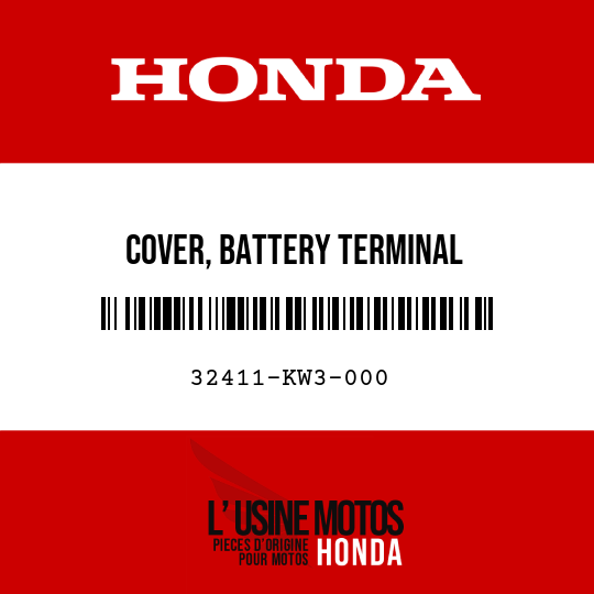 image de 32411-KW3-000 COVER, BATTERY TERMINAL
