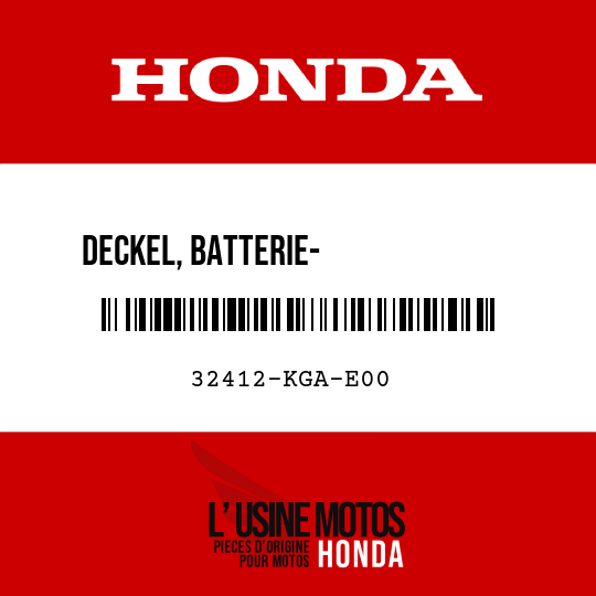 image de 32412-KGA-E00 DECKEL, BATTERIE-             ANSCHLUSSKLEMME