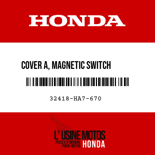 image de 32418-HA7-670 COVER A, MAGNETIC SWITCH      TERMINAL