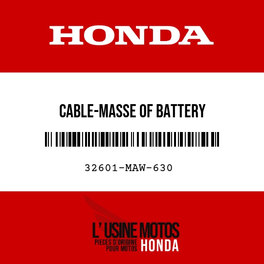 image de 32601-MAW-630 CABLE-MASSE OF BATTERY