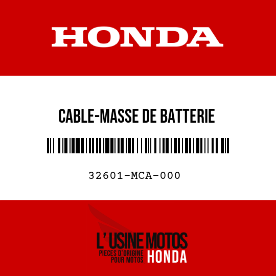 image de 32601-MCA-000 CABLE-MASSE DE BATTERIE