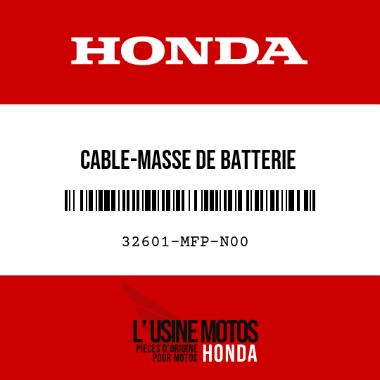 image de 32601-MFP-N00 CABLE-MASSE DE BATTERIE