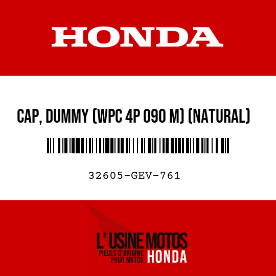 image de 32605-GEV-761 CAP, DUMMY (WPC 4P 090 M) (NATURAL)