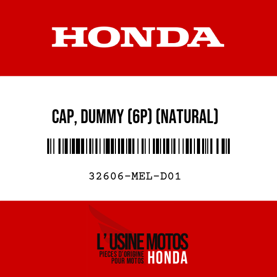 image de 32606-MEL-D01 CAP, DUMMY (6P) (NATURAL)