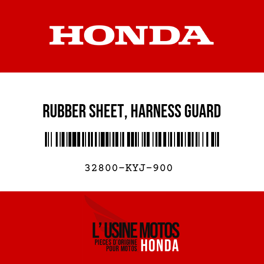 image de 32800-KYJ-900 RUBBER SHEET, HARNESS GUARD