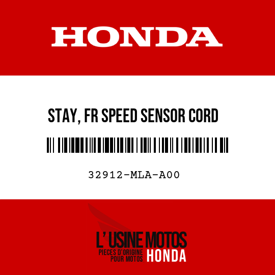 image de 32912-MLA-A00 STAY, FR SPEED SENSOR CORD