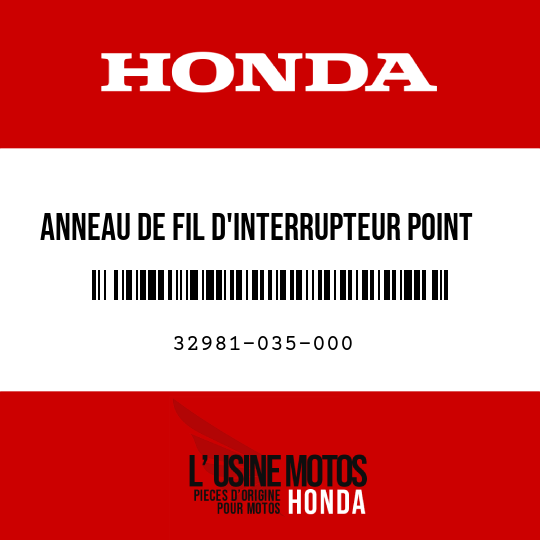 image de 32981-035-000 ANNEAU DE FIL D'INTERRUPTEUR POINT MORT