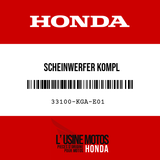 image de 33100-KGA-E01 SCHEINWERFER KOMPL
