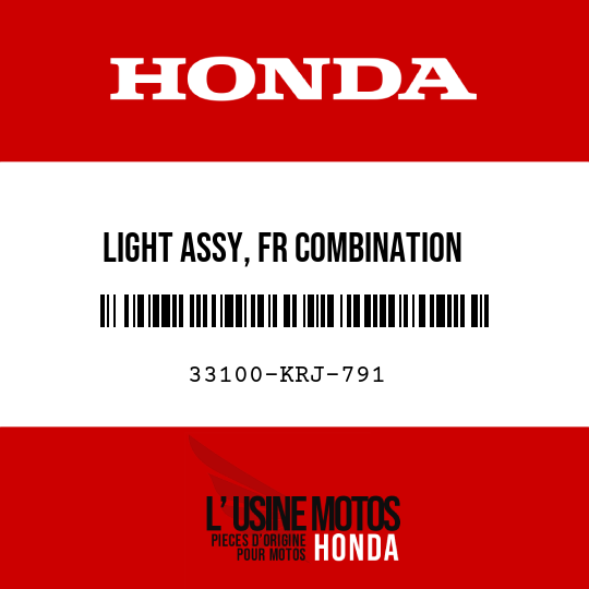 image de 33100-KRJ-791 LIGHT ASSY, FR COMBINATION