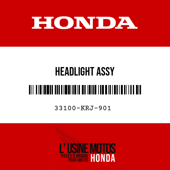 image de 33100-KRJ-901 HEADLIGHT ASSY