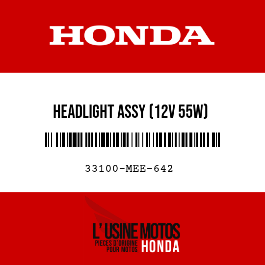 image de 33100-MEE-642 HEADLIGHT ASSY (12V 55W)