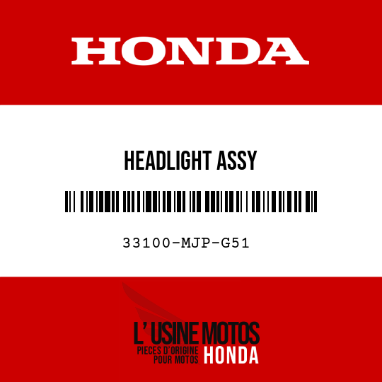image de 33100-MJP-G51 HEADLIGHT ASSY