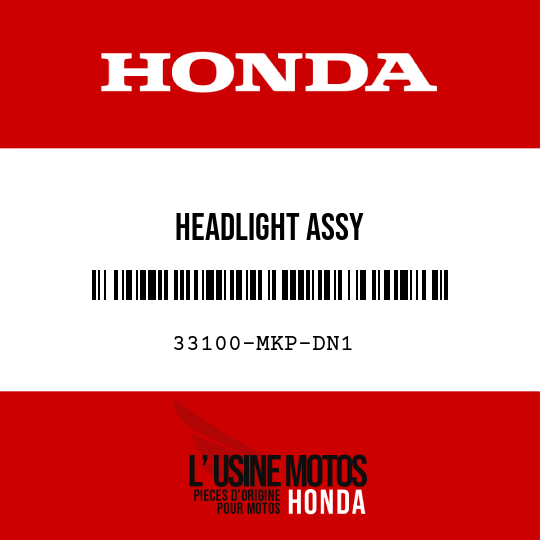 image de 33100-MKP-DN1 HEADLIGHT ASSY