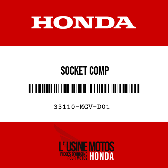 image de 33110-MGV-D01 SOCKET COMP