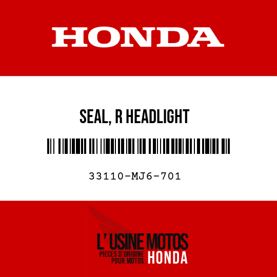 image de 33110-MJ6-701 SEAL, R HEADLIGHT