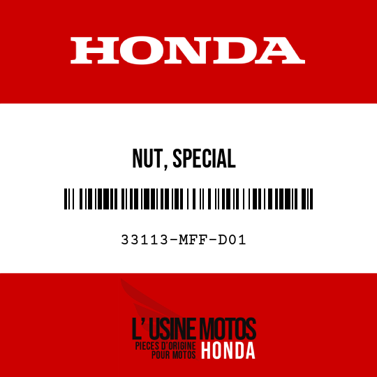 image de 33113-MFF-D01 NUT, SPECIAL