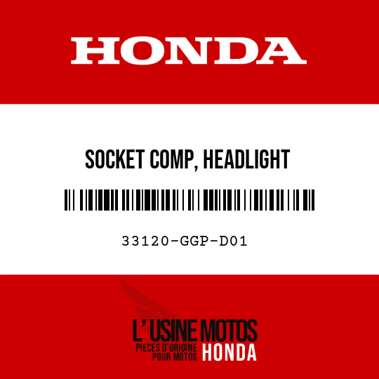 image de 33120-GGP-D01 SOCKET COMP, HEADLIGHT