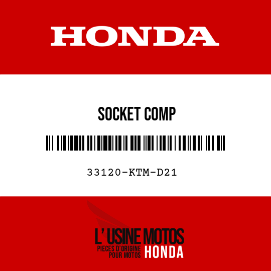 image de 33120-KTM-D21 SOCKET COMP