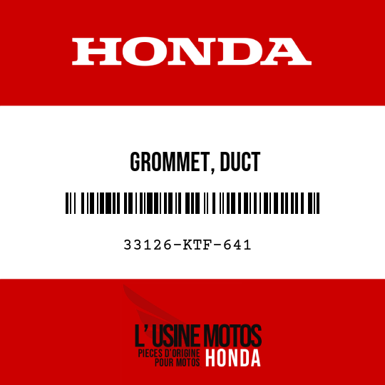 image de 33126-KTF-641 GROMMET, DUCT