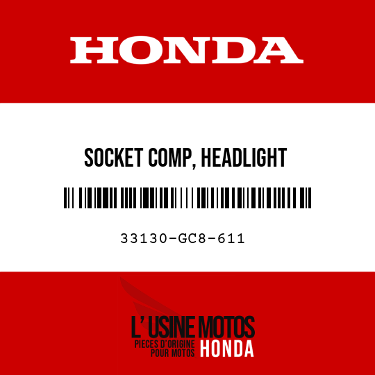 image de 33130-GC8-611 SOCKET COMP, HEADLIGHT
