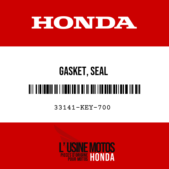 image de 33141-KEY-700 GASKET, SEAL