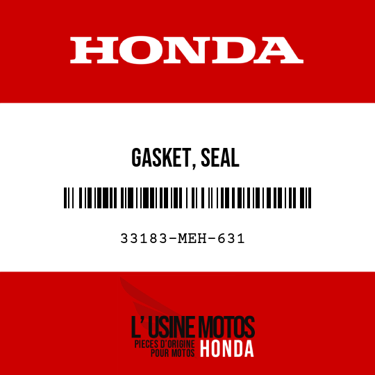 image de 33183-MEH-631 GASKET, SEAL