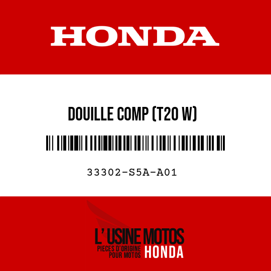 image de 33302-S5A-A01 DOUILLE COMP (T20 W)