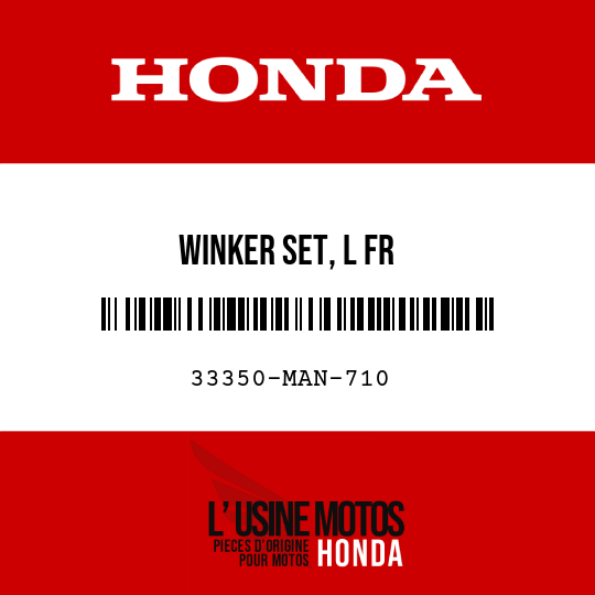 image de 33350-MAN-710 WINKER SET, L FR