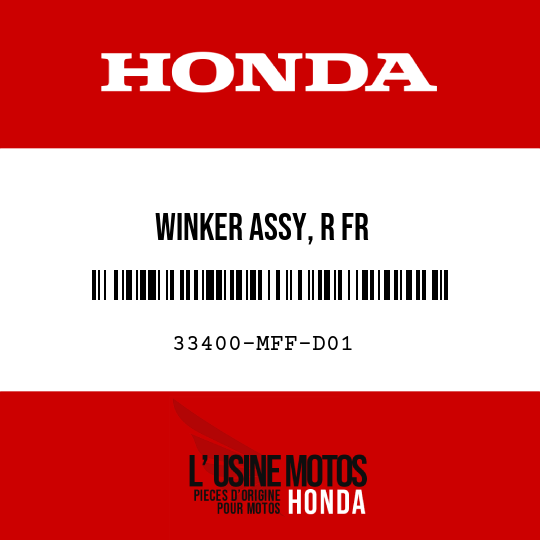 image de 33400-MFF-D01 WINKER ASSY, R FR