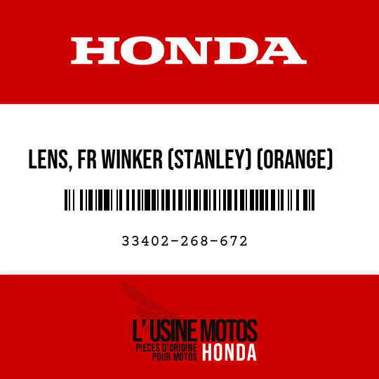 image de 33402-268-672 LENS, FR WINKER (STANLEY) (ORANGE)