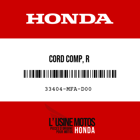 image de 33404-MFA-D00 CORD COMP, R