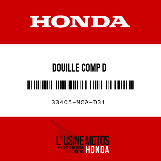 image de 33405-MCA-D31 DOUILLE COMP D