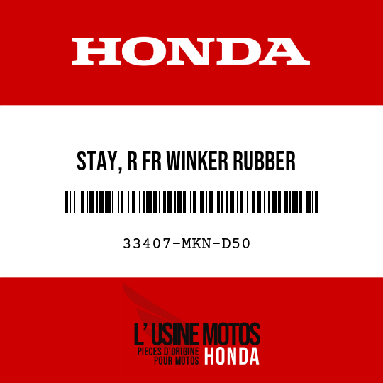 image de 33407-MKN-D50 STAY, R FR WINKER RUBBER