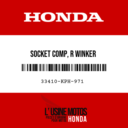 image de 33410-KPH-971 SOCKET COMP, R WINKER