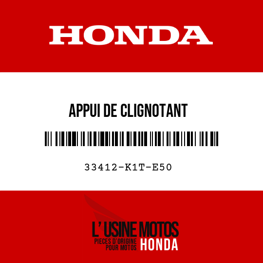 image de 33412-K1T-E50 APPUI DE CLIGNOTANT