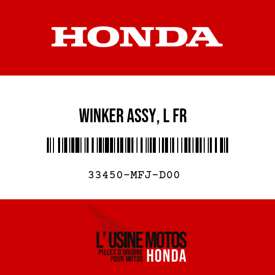 image de 33450-MFJ-D00 WINKER ASSY, L FR