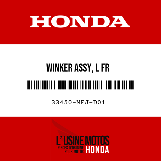 image de 33450-MFJ-D01 WINKER ASSY, L FR