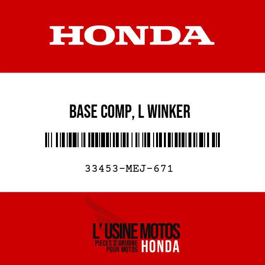 image de 33453-MEJ-671 BASE COMP, L WINKER