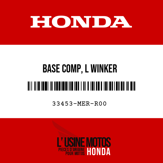 image de 33453-MER-R00 BASE COMP, L WINKER