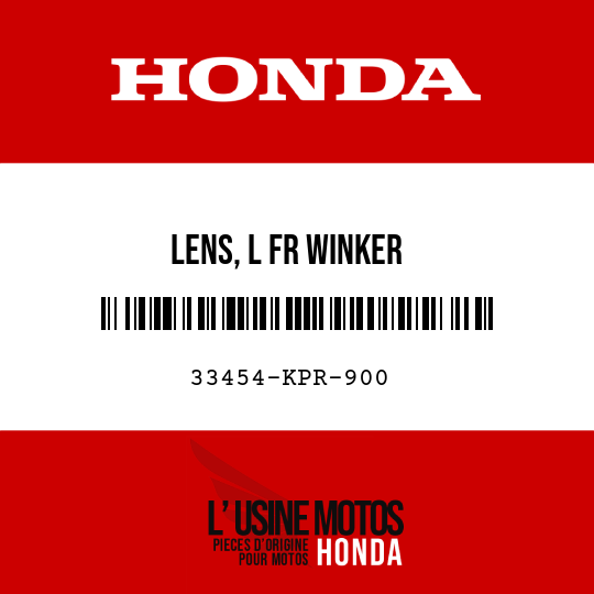image de 33454-KPR-900 LENS, L FR WINKER