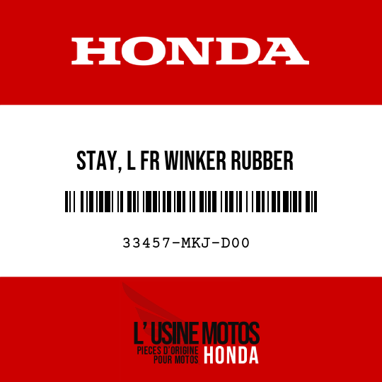 image de 33457-MKJ-D00 STAY, L FR WINKER RUBBER