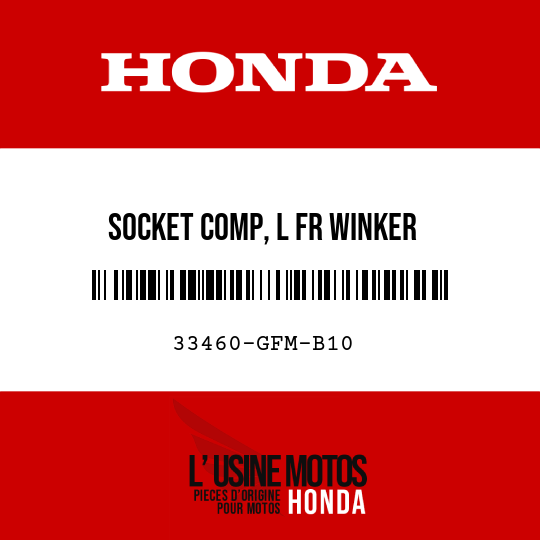 image de 33460-GFM-B10 SOCKET COMP, L FR WINKER